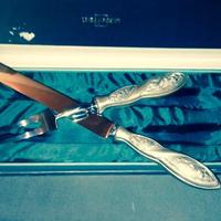 Set arrosto laminato Argento 800:/