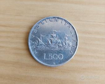 Moneta da Lire 500 caravelle