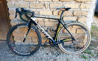 Bici Scott Foil Team Issue carbon tgS/M con P.Watt