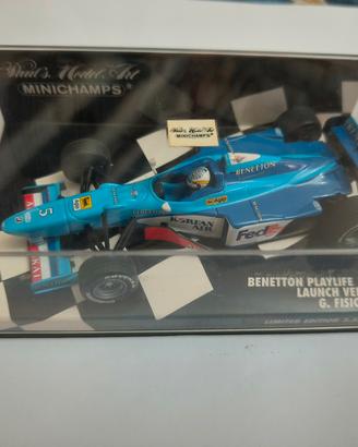 Benetton-Playlife 1998 Fisichella minichamps 1/43