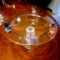 Alzata vetro di Murano 