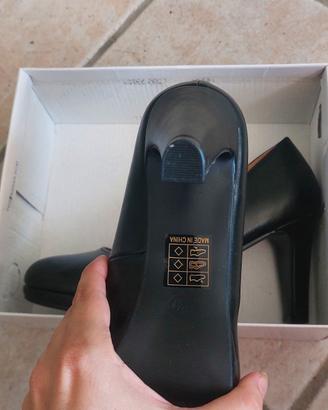 scarpe nuove con cartellino tulipano nere donna 38