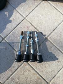 Piedi piedini gomma barra filettata regolabile 