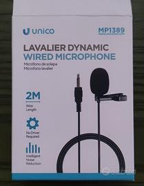 microfono per smartphone con presa jack 3,5 mm