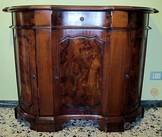 Console in legno e radica