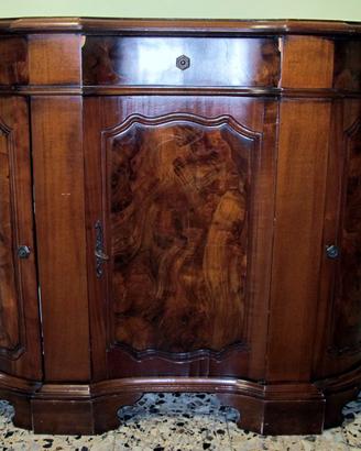 Console in legno e radica