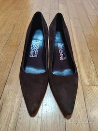 Décolleté Salvatore Ferragamo marroni
