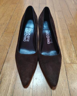 Décolleté Salvatore Ferragamo marroni