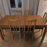 Tavolo IKEA allungabile + 4 sedie