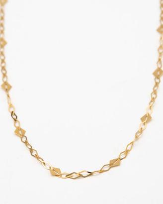 Collana a rombi in oro giallo 18 kt E.429
