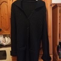 cardigan lungo nero