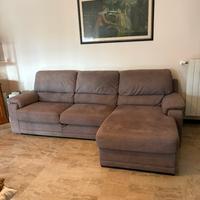 Divano letto con penisola