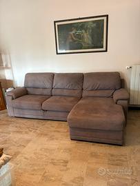 Divano letto con penisola