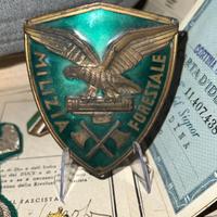 Scudetto Milizia Nazionale Forestale ww2