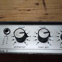 AMPLIFICATORE-12 VOLT-RCF-TROMBA GELOSO-COME FOTO
