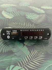 Modulo Decodificatore MP3 Bluetooth FM USB AUX
