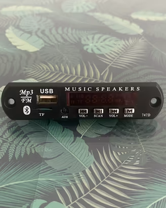 Modulo Decodificatore MP3 Bluetooth FM USB AUX