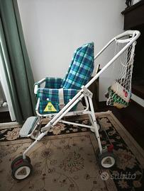 4 Pezzi Passeggino+carrozzina  Seggiolone Lettino