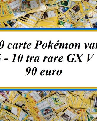 Pokémon GCC: 1500 carte e rare GX V, da 5 a 10