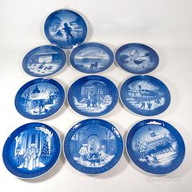 10 piatti Natale Royal Copenhagen anni 60 e 90