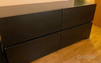Comò camera da letto con 4 cassettoni