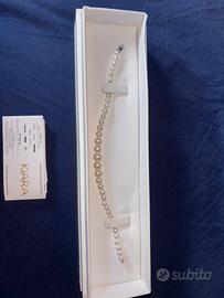 Bracciale con Perle e chiusura oro