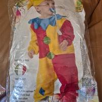 Vestito di carnevale Pagliaccio 1/2 anni