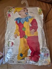 Vestito di carnevale Pagliaccio 1/2 anni