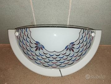 Plafoniera a ventaglio decorata