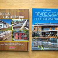 Libri case in legno ed ecologiche (coppia)