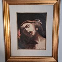 quadro con Gesù di Cristini Amilcare