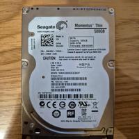 HDD 2.5" PS3 PS4 Seagate Momentus Thin 500 GB
