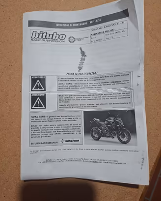 Monoammortizzatore bitubo  kawasaki z800