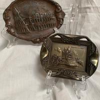 Placche portacenere d’epoca Roma Parigi (1)