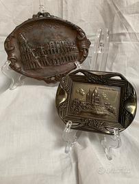 Placche portacenere d’epoca Roma Parigi (1)