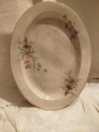 piatto vassoio ovale ceramica Richard 