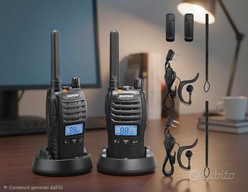 Walkie Talkie, Radio Bidirezionali Ricaricabili