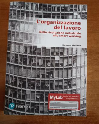 Libro l'organizzazione del lavoro Germano Maifreda