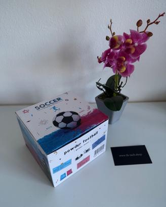 Gender Reveal Pallone da Calcio Polvere Blu e Rosa