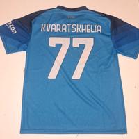 Maglia Napoli 22-23 Kvaratskhelia # 77. Taglia M