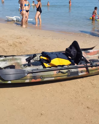 Kayak Pesca con motore elettrico