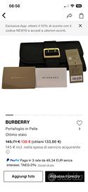 Portafoglio burberry pelle