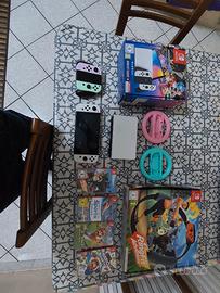 nintedo switch  con giochi  280€