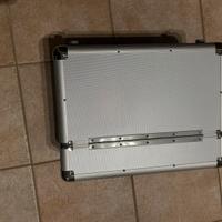 TROLLEY PORTA COMPUTER IN ALLUMINIO