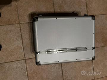 TROLLEY PORTA COMPUTER IN ALLUMINIO