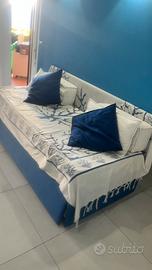 Letto con lettino scorrevole a scomparsa