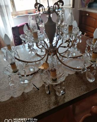 lampadario vintage murano anni 1970