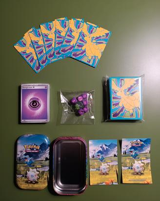 Mini tin Ascesa eroica Pokemon con dadi energie sl