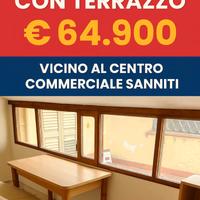 Mansarda luminosa con terrazzo