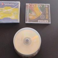 cd riscrivibili + custodie